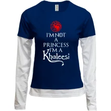 Комбинированный лонгслив I`m a Khaleesi